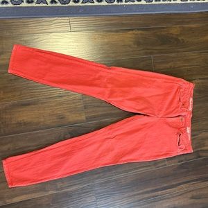 Madewell 32 jeans red